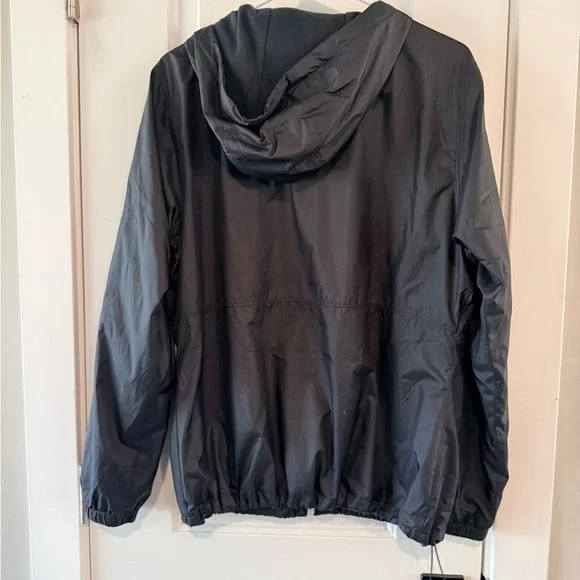 Columbia Gray Hooded Zip Windbreaker Jacket Size Large - Picture 4 of 4